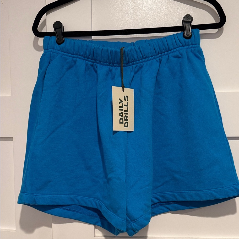 NWT Daily Drills Sweat Shorts - Tide - Picture 2 of 3